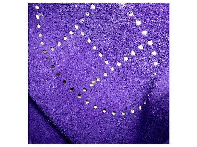Hermès Purple Clemence Evelyne III PM Porpora - vista 6