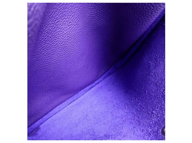 Hermès Purple Clemence Evelyne III PM Porpora - vista 7