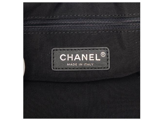 Borsa Chanel Black Coated Canvas La Pausa Bay Shopping Nero - vista 5