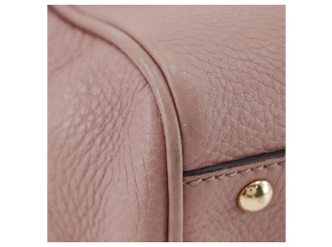Borsa Gucci Pink Mini Calfskin Bamboo Shopper Rosa - vista 10