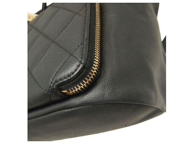 Zaino Chanel Black Business Affinity Caviar Nero - vista 12
