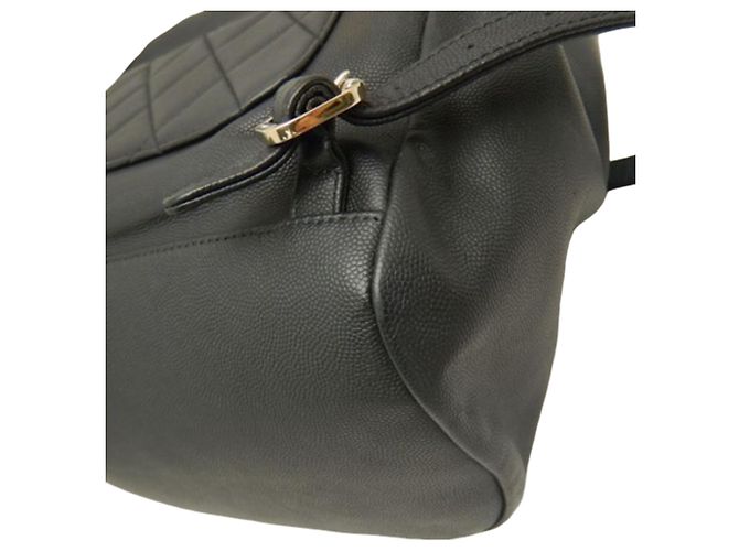 Zaino Chanel Black Business Affinity Caviar Nero - vista 14