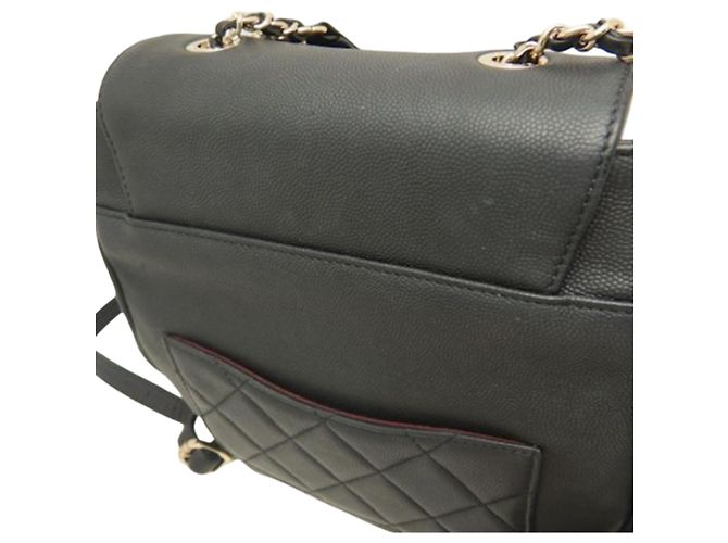 Zaino Chanel Black Business Affinity Caviar Nero - vista 16