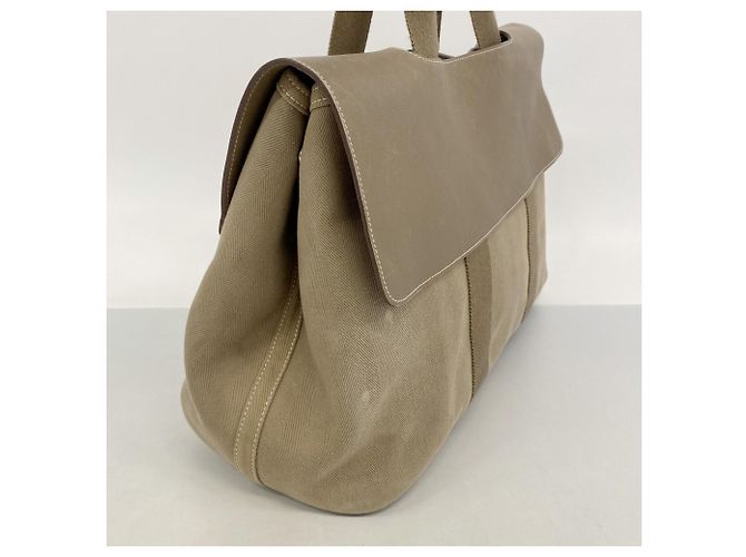 Hermès Borsa Tote Hermes Valparaiso MM Taupe - vista 2