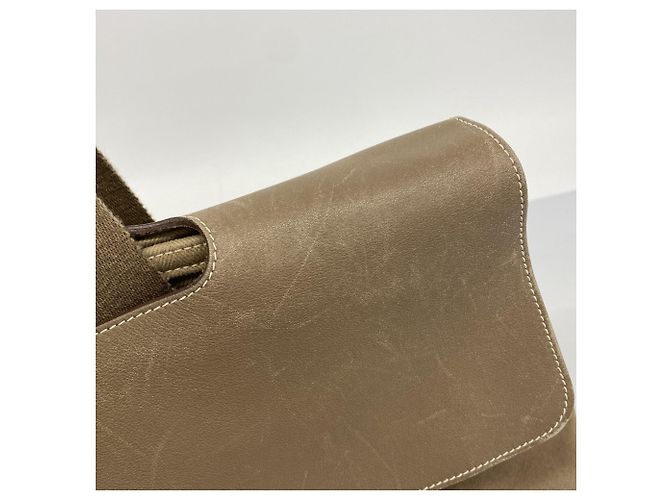 Hermès Borsa Tote Hermes Valparaiso MM Taupe - vista 6