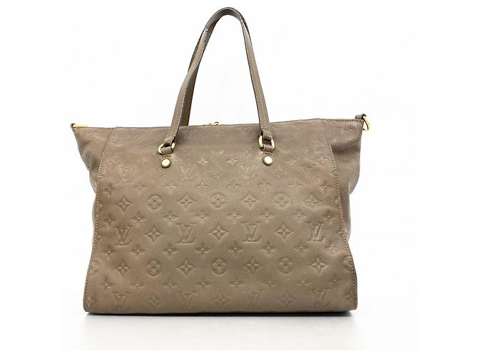 Borsa Louis Vuitton Monogram Empreinte Lumineuse PM Marrone - vista 15