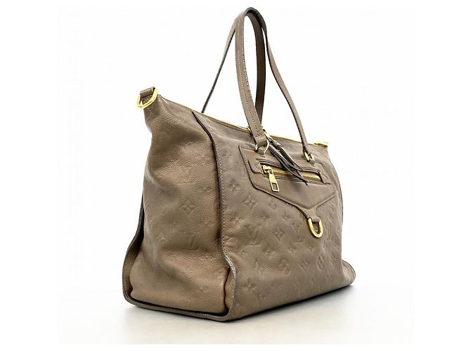 Borsa Louis Vuitton Monogram Empreinte Lumineuse PM Marrone - vista 2