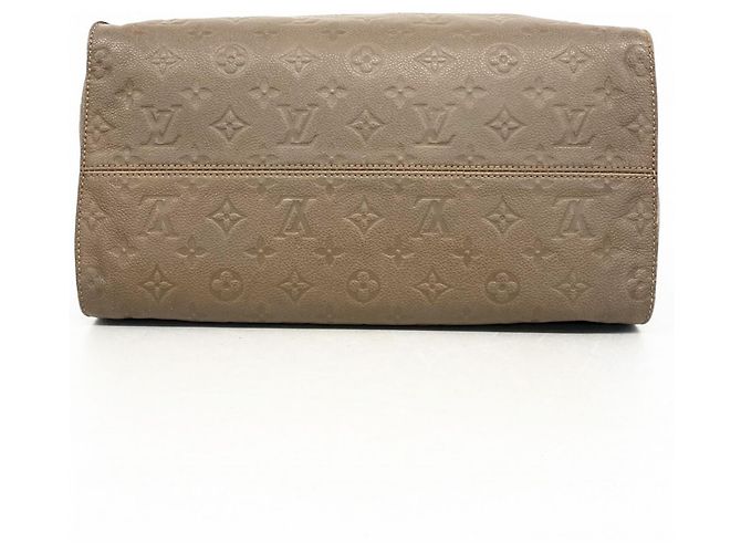 Borsa Louis Vuitton Monogram Empreinte Lumineuse PM Marrone - vista 3