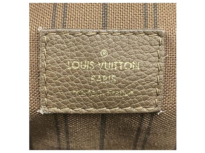 Borsa Louis Vuitton Monogram Empreinte Lumineuse PM Marrone - vista 5