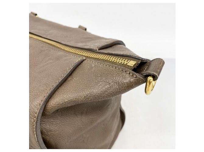 Borsa Louis Vuitton Monogram Empreinte Lumineuse PM Marrone - vista 9