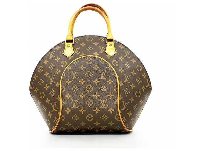 Borsa Louis Vuitton Monogram Ellipse MM Marrone - vista 13