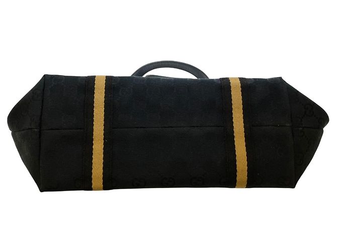 Gucci GG Canvas Leder Tote Bag - Ansicht 3