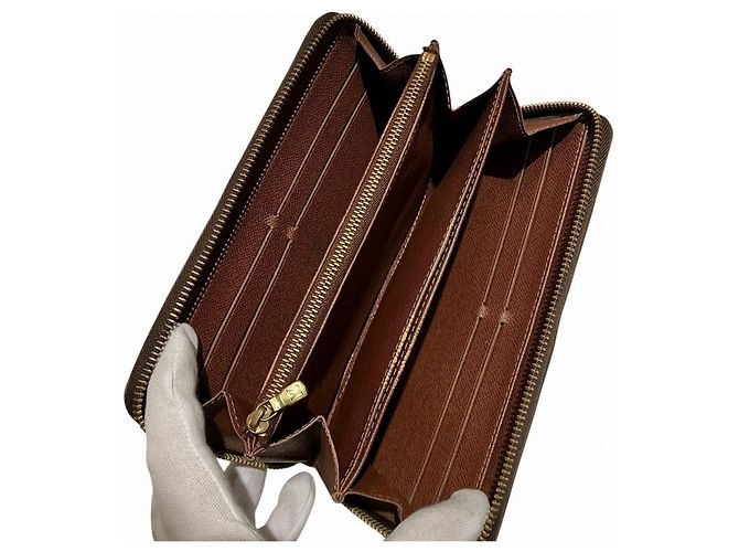Louis Vuitton Monogram Zippy Wallet Braun - Ansicht 3