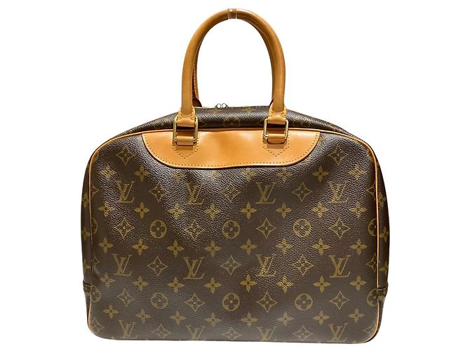 Borsa Louis Vuitton Deauville Marrone - vista 2