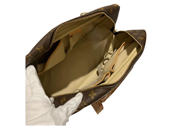 Borsa Louis Vuitton Deauville Marrone - vista 6