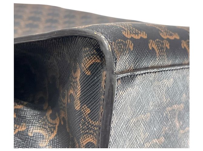 Céline Celine Tote Bag aus braunem PVC - Ansicht 6