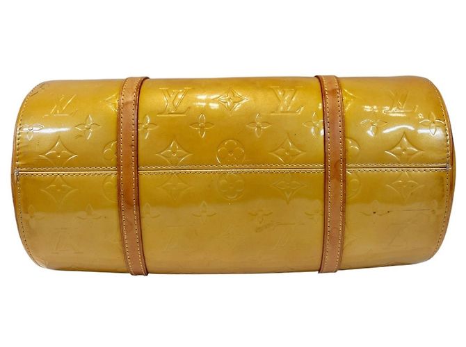 Borsa Louis Vuitton Bedford in pelle smaltata gialla Giallo - vista 3