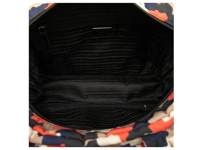 Prada Handtasche mit Triangle-Logo-Plakette Mehrfarben - Ansicht 6
