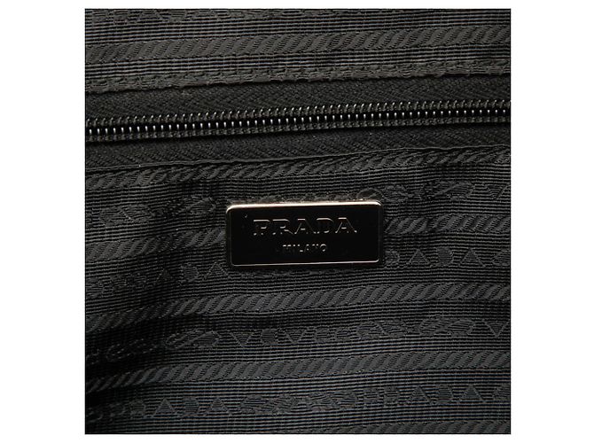 Prada Handtasche mit Triangle-Logo-Plakette Mehrfarben - Ansicht 7
