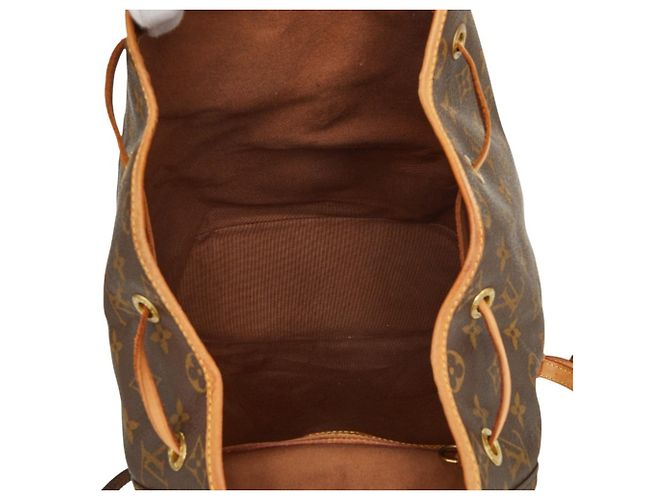 Zaino Louis Vuitton Monogram Montsouris GM Marrone - vista 10