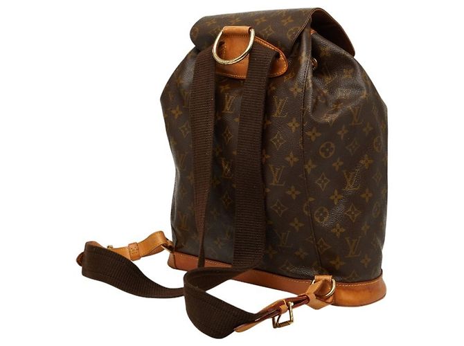 Zaino Louis Vuitton Monogram Montsouris GM Marrone - vista 2