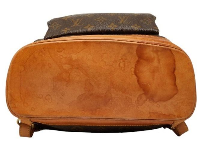 Zaino Louis Vuitton Monogram Montsouris GM Marrone - vista 3