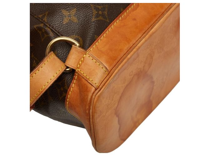 Zaino Louis Vuitton Monogram Montsouris GM Marrone - vista 7