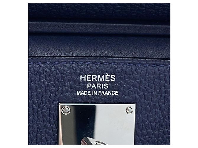 Borsa Kelly Accad PM Hermès Blu - vista 16