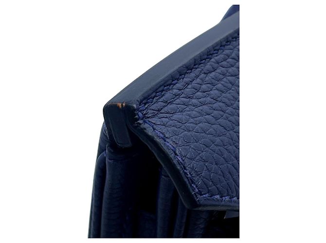 Borsa Kelly Accad PM Hermès Blu - vista 9