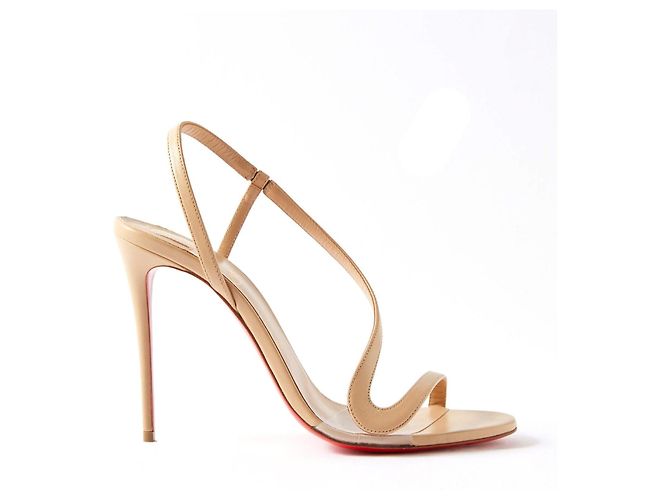 Christian Louboutin Sandali Beige - vista 2