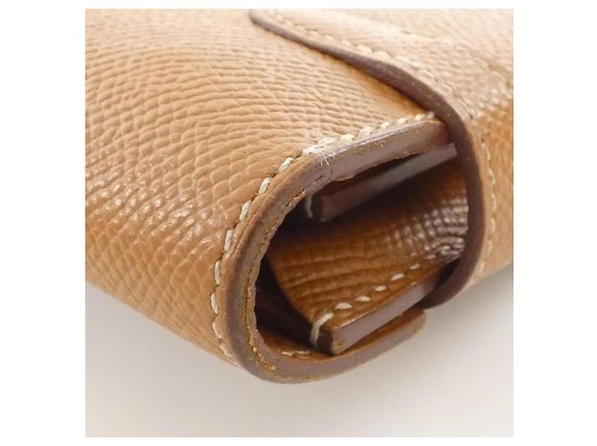 Hermès Cartera larga plegable Hermes Kelly Classic 051300CK Dorado - vista 3
