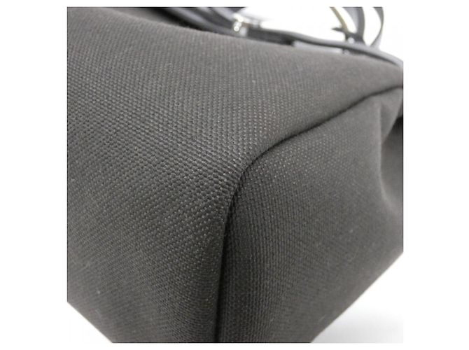 Hermès Bolso Hermes Herbag Zip PM Negro Damier ebene - vista 3