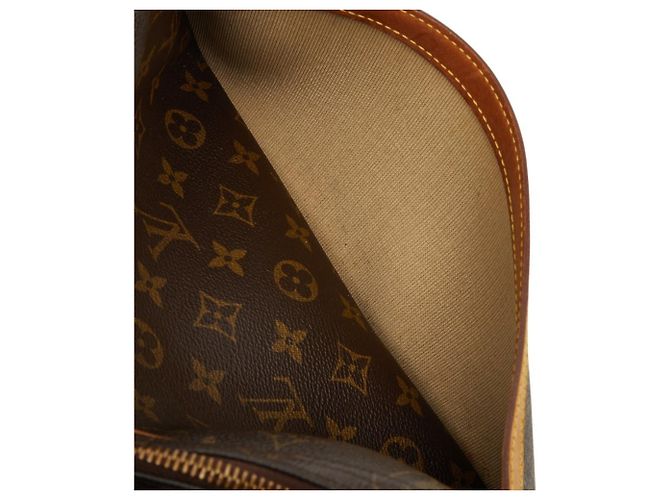 Borsa a tracolla Louis Vuitton Monogram Reporter PM Marrone - vista 10