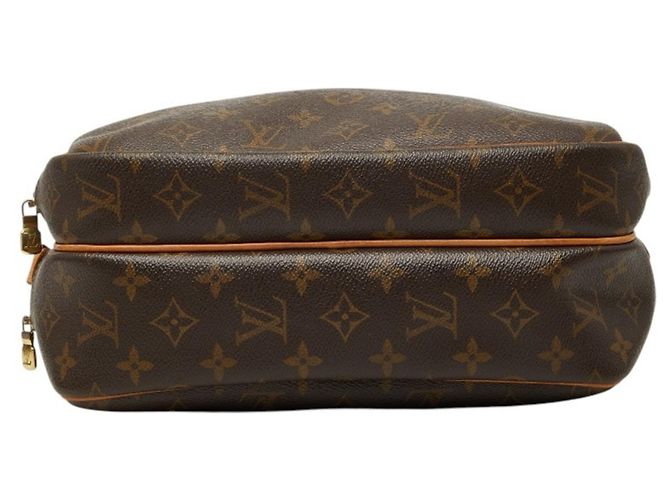 Borsa a tracolla Louis Vuitton Monogram Reporter PM Marrone - vista 3