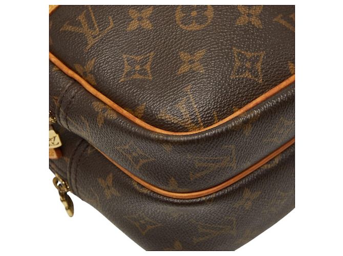 Borsa a tracolla Louis Vuitton Monogram Reporter PM Marrone - vista 5