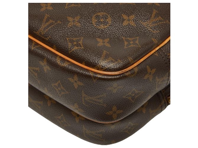 Borsa a tracolla Louis Vuitton Monogram Reporter PM Marrone - vista 6