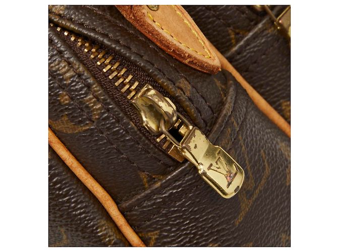 Borsa a tracolla Louis Vuitton Monogram Reporter PM Marrone - vista 8