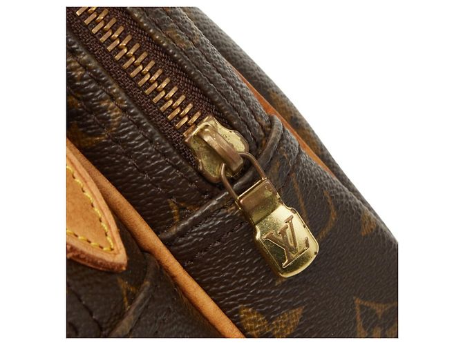 Borsa a tracolla Louis Vuitton Monogram Reporter PM Marrone - vista 9
