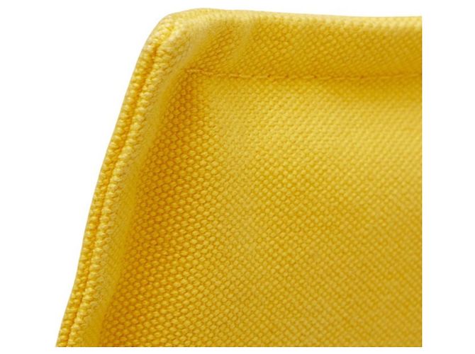 Hermès Pochette Hermes Yachting PM Giallo - vista 5