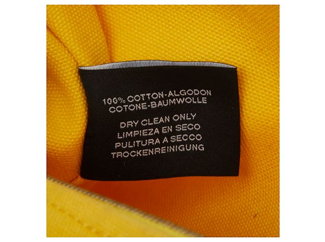 Hermès Pochette Hermes Yachting PM Giallo - vista 8