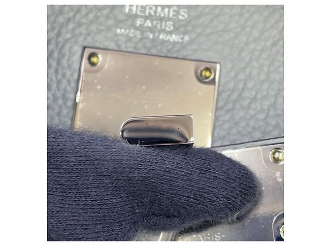 Hermès Borsa a tracolla Hermes Kelly Accad PM Marrone - vista 9