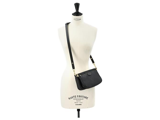 Louis Vuitton Monogram Empreinte Multi Pochette Accessoires Nero - vista 10