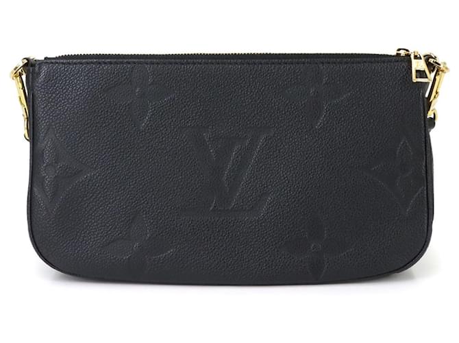 Louis Vuitton Monogram Empreinte Multi Pochette Accessoires Nero - vista 3