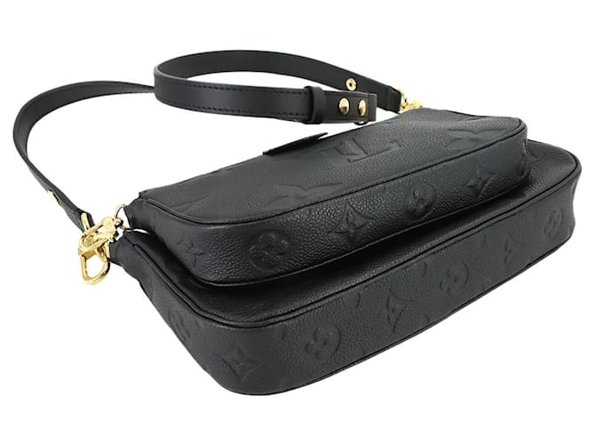 Louis Vuitton Monogram Empreinte Multi Pochette Accessoires Nero - vista 5