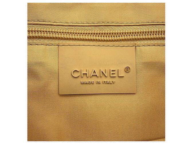 Borsa a tracolla Chanel in beige marrone e avorio Crudo - vista 15