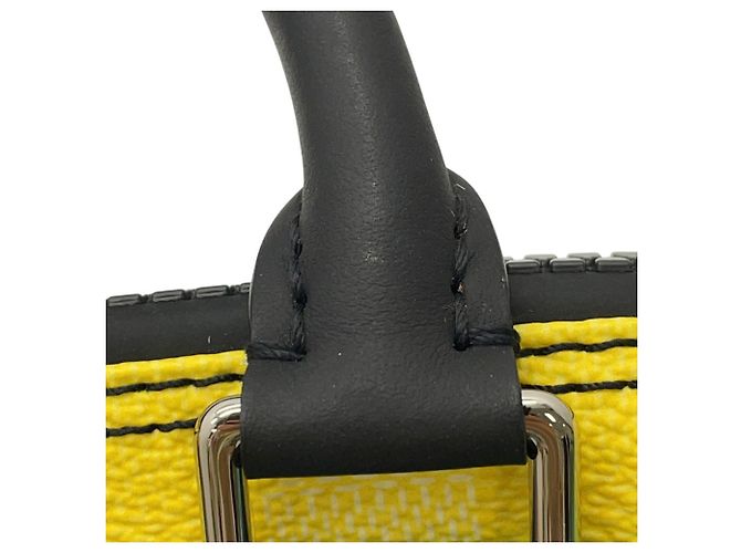 Borsa Louis Vuitton Damier Stripe Keepall XS Verde Giallo Damier ebene - vista 10