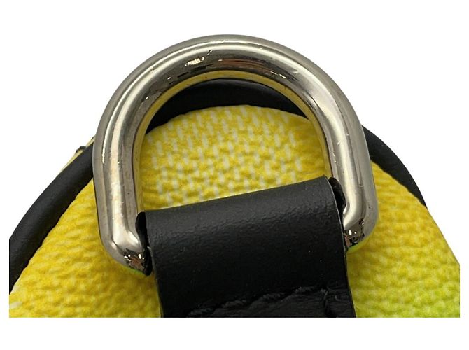 Borsa Louis Vuitton Damier Stripe Keepall XS Verde Giallo Damier ebene - vista 12