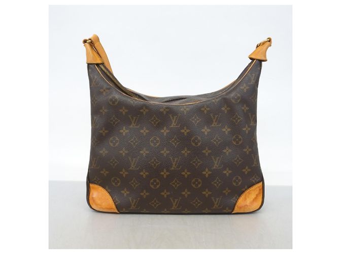 Borsa a tracolla Louis Vuitton Monogram Boulogne 35 Marrone - vista 11