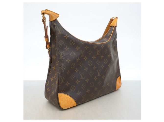 Borsa a tracolla Louis Vuitton Monogram Boulogne 35 Marrone - vista 2