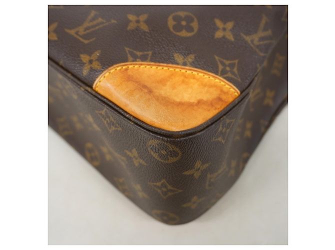 Borsa a tracolla Louis Vuitton Monogram Boulogne 35 Marrone - vista 6